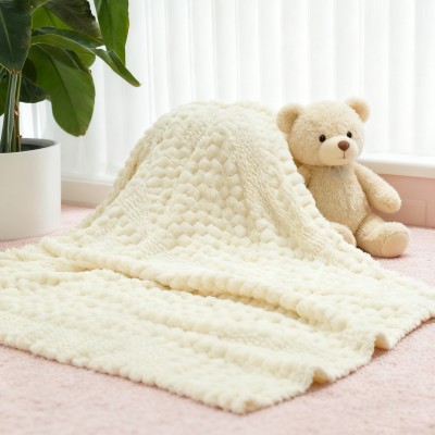 Flannel Cotton Blanket | Office Lap Blanket | Nap & Sofa Throw